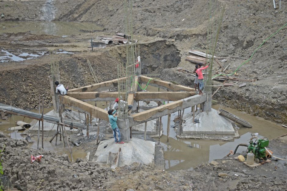Concrete foundation work